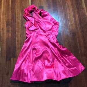 Pink cocktail dress